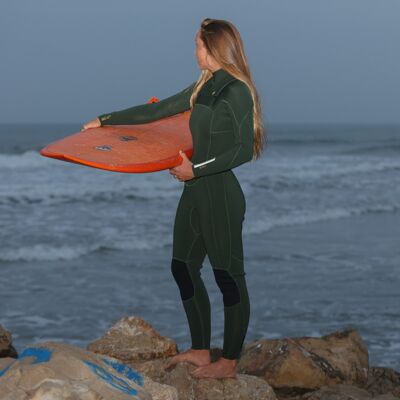 Lisa Bio - Women's full wetsuit front zip 4/3mm - 5/4 mm