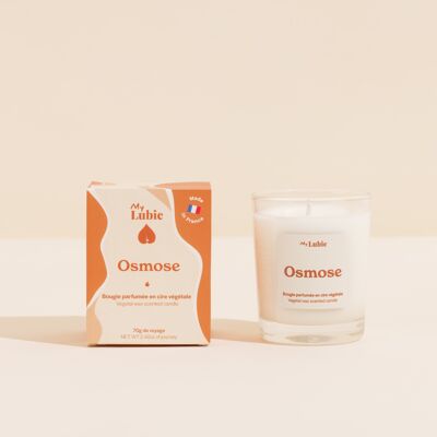 Osmose - Vela perfumada con notas de azahar, cedro y sándalo
