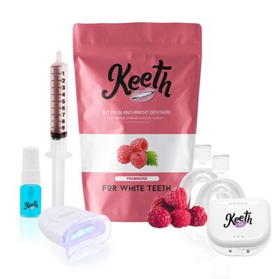 COMPLETE RASPBERRY FLAVOR TOOTH WHITENING KIT