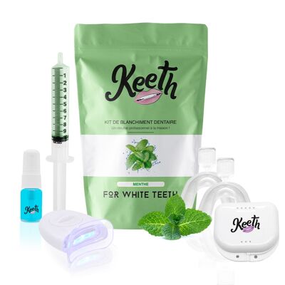 Kit de blanchiment dentaire complet saveur menthe