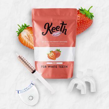 Kit de blanchiment dentaire complet saveur fraise 2