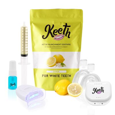 Kit de blanchiment dentaire complet saveur citron