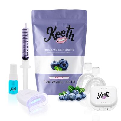 KIT BLANQUEADOR DE DIENTES CON SABOR ARÁNDANO COMPLETO