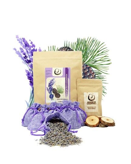 Buy wholesale Lavender bag with stone pine rings