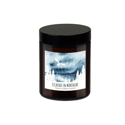 Scented candle 140g Mountain getaway 35h
