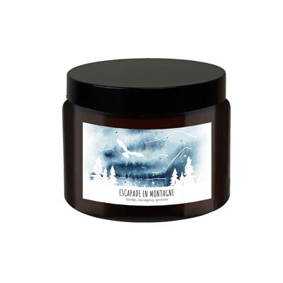 Vela perfumada 3 mechas 400g Escapada a la montaña 60 h