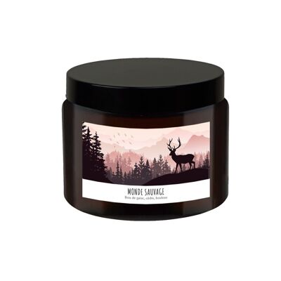 Scented candle 3 wicks 400g Wild world 60h