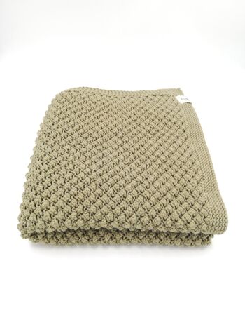 Couverture tricot bio CORN 5