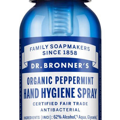 Spray per l'igiene delle mani BIOLOGICO Menta 60 ml
