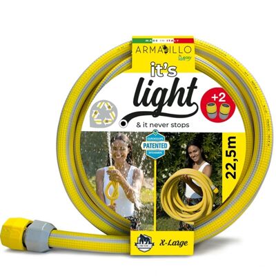 KING KONG super-light garden hose 25 meters (3/4") with 2 quick couplings
