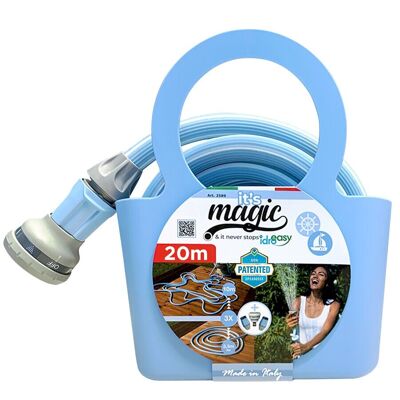 20 meter extendable hose with bag and patented multifunction shower head