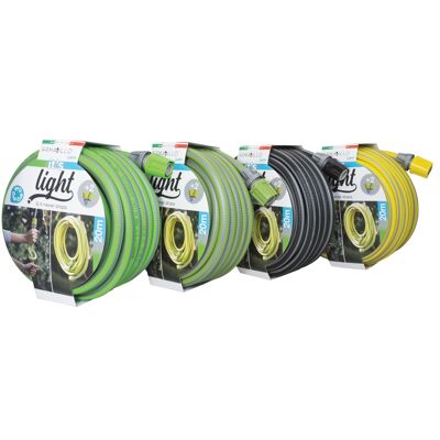 Superlight 20 meter garden hose with 2 quick couplings, Multicolor Edition