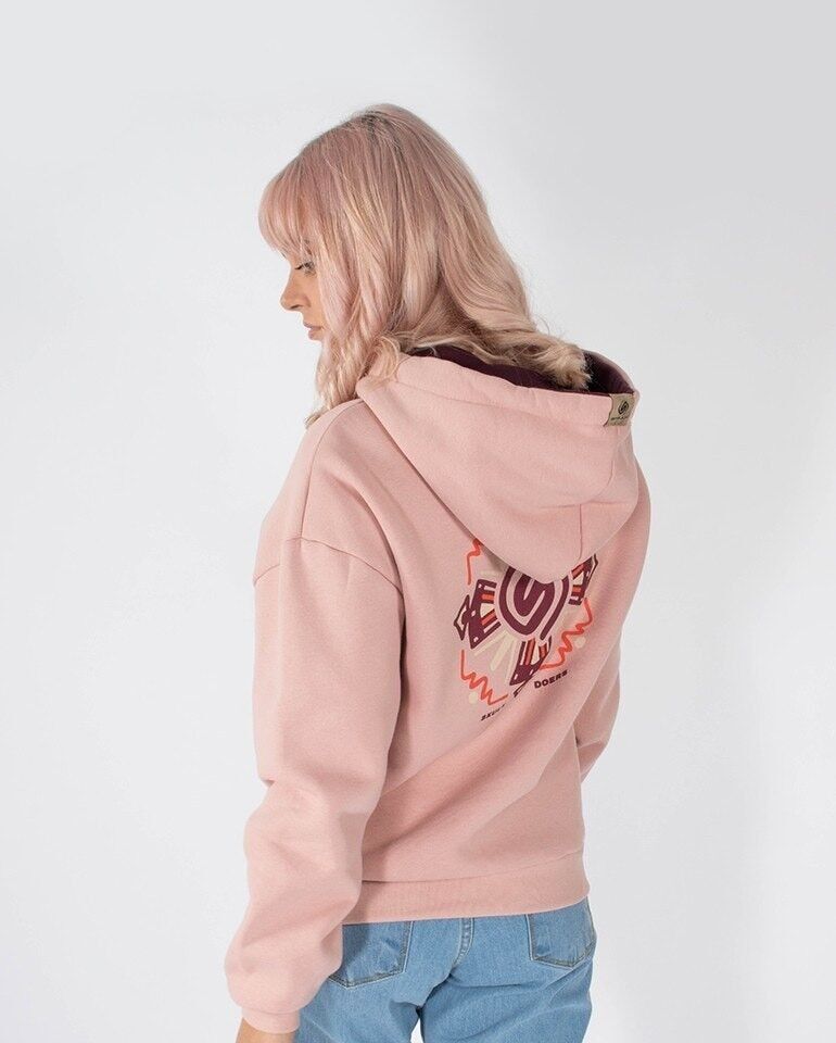 Felpa con cappuccio Boho