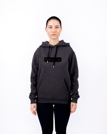 Sweat Capuche Skulk Anthracite Femme 1