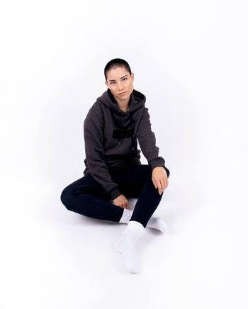 Sweat Capuche Skulk Anthracite Femme 3