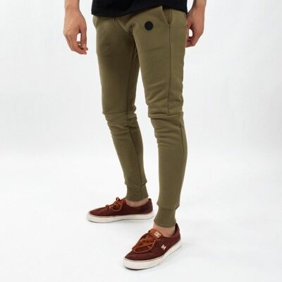 Jogger Cortes Verde Militar