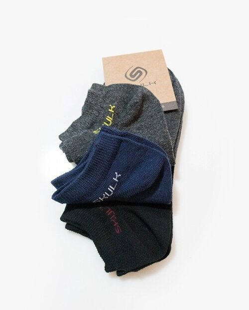 Low Cut Socks Skulk Pack2