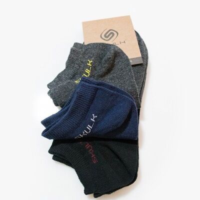 Chaussettes Basses Skulk Pack2