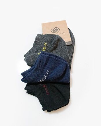 Chaussettes Basses Skulk Pack2 1