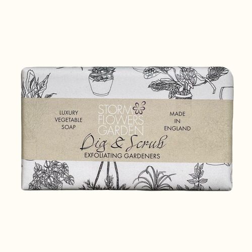Dig and Scrub | Grapefruit and Peach Scented Soap Bar