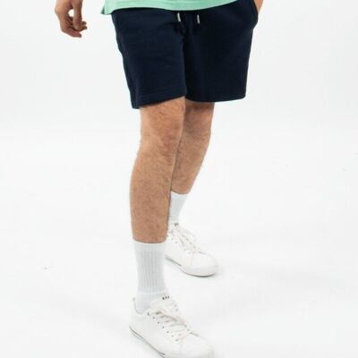 Shorts Kontrast Marineblau