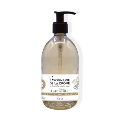 Gel lavant Soin des Mains parfum Lait de Blé 500 ml pompe