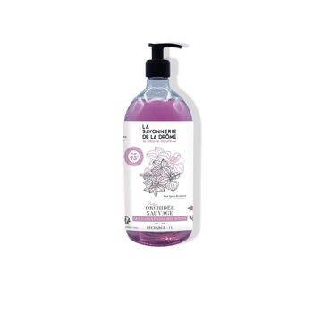 Gel lavant Soin des Mains parfum Orchidée Sauvage 1L pompe