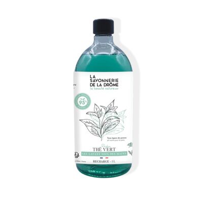 Recambio Gel Limpiador Manos Té Verde 1L