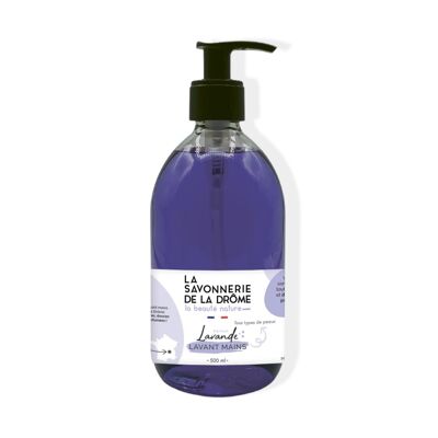 Lavender scented hand washing gel 500 ml pump