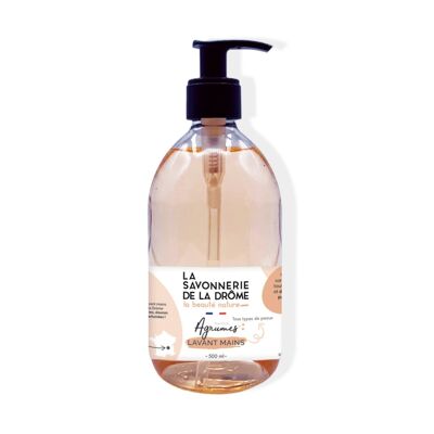 Citrus-scented hand wash gel 500 ml pump