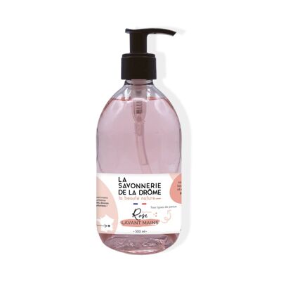 Rose scented hand wash gel 500 ml pump