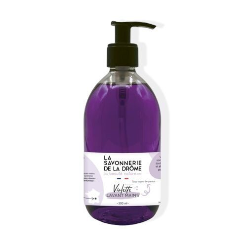 Gel lavant Mains parfum Violette 500 ml pompe