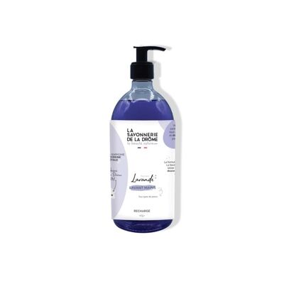 Lavender scented hand washing gel 1L pump