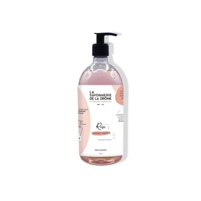 Rose scented hand wash gel 1L pump