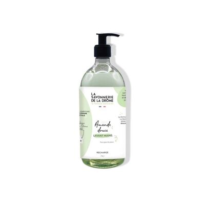 Hand wash gel with Sweet Almond fragrance 1L pump