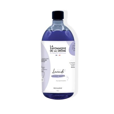 Gel lavamanos perfumado lavanda recambio 1L