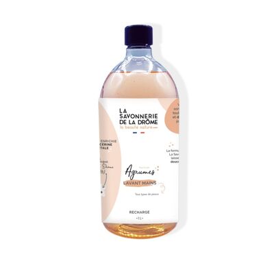 Citrus-scented Hand Cleansing Gel Refill 1L