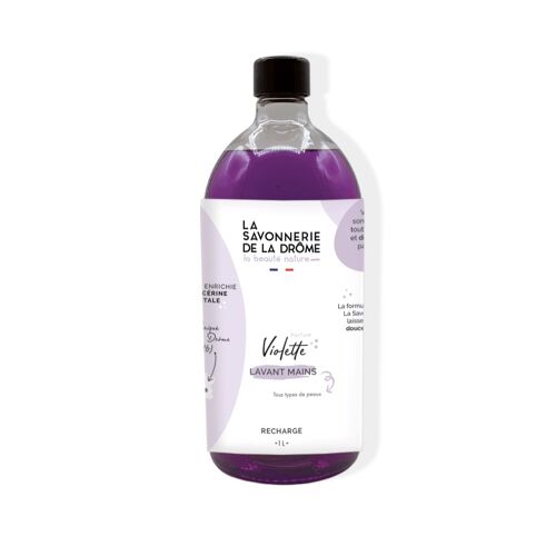 Recharge Gel lavant Mains parfum Violette 1L