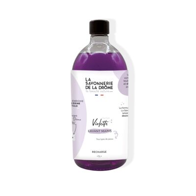 Gel lavamanos perfumado violeta recambio 1L