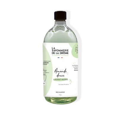 Hand Cleansing Gel Refill Sweet Almond scent 1L
