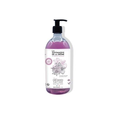 Douche Soin parfum Orchidée Sauvage 1L pompe