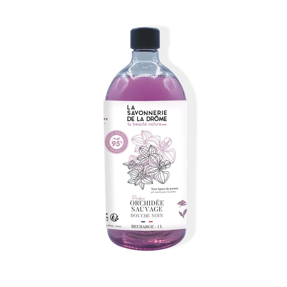 Ricarica per la cura della doccia al profumo di orchidea selvatica 1L