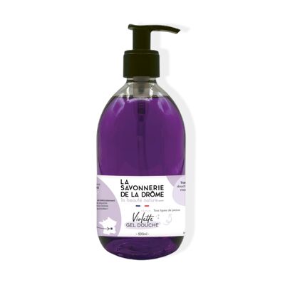 Gel doccia alla fragranza di viola Pompa da 500 ml