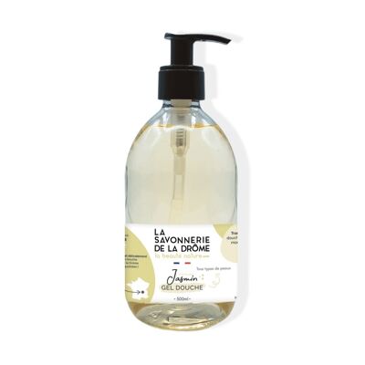 Gel douche parfum Jasmin 500 ml pompe