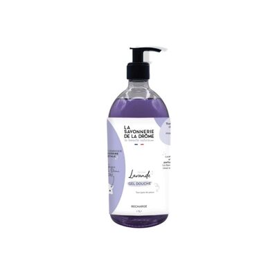 Lavender scented shower gel 1L pump
