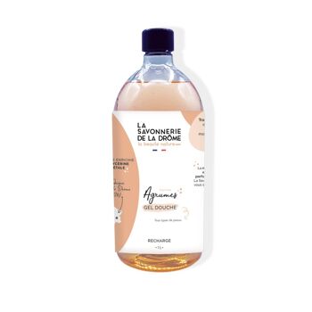 Recharge Gel douche parfum Agrumes 1L