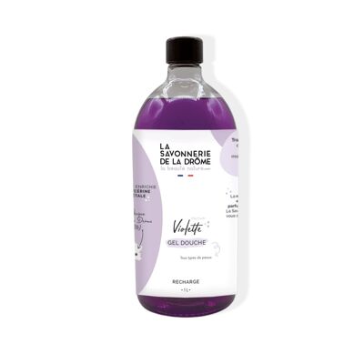 Shower gel refill Violet fragrance 1L