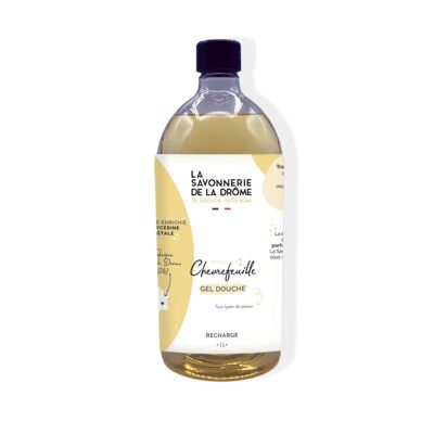 Honeysuckle Scented Shower Gel Refill 1L