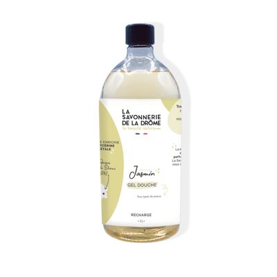 Jasmine scented shower gel refill 1L