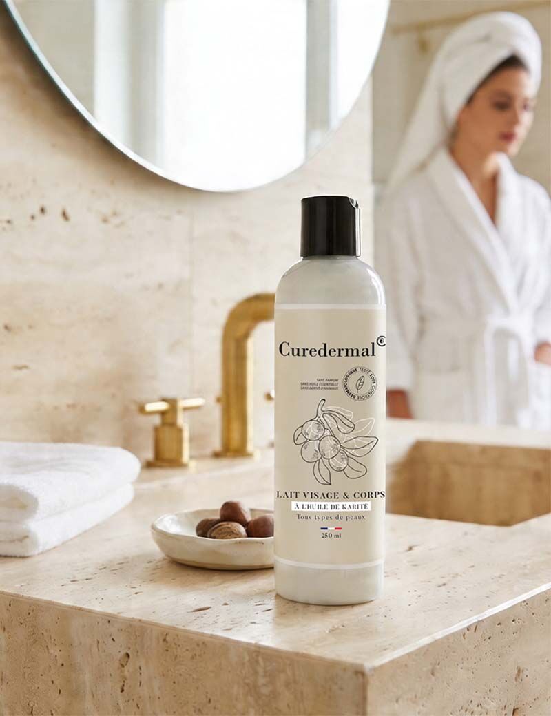 Curedermal Sheaöl Gesichts- und Körperlotion 250 ml